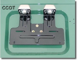 License Plate Bracket & Lights" title="License Plate Bracket & Lights