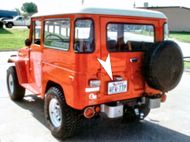 License Plate Holder, Rear 1958 to 1974 FJ40