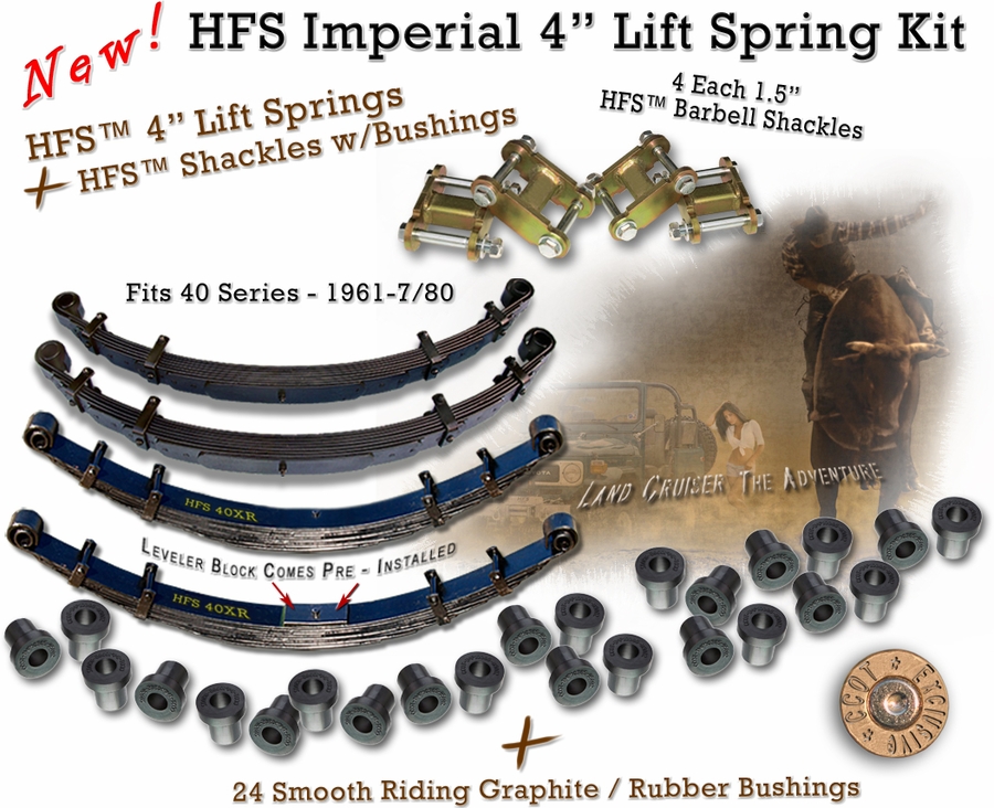 Lift Kit - FJ40x HFS Imperial Extreme - 4" Lift - 1961-7/80" title="Lift Kit - FJ40x HFS Imperial Extreme - 4" Lift - 1961-7/80