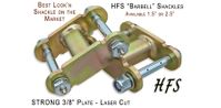 "Hell for Stout" ~ Heavy Duty "H" Style Lift Shackles