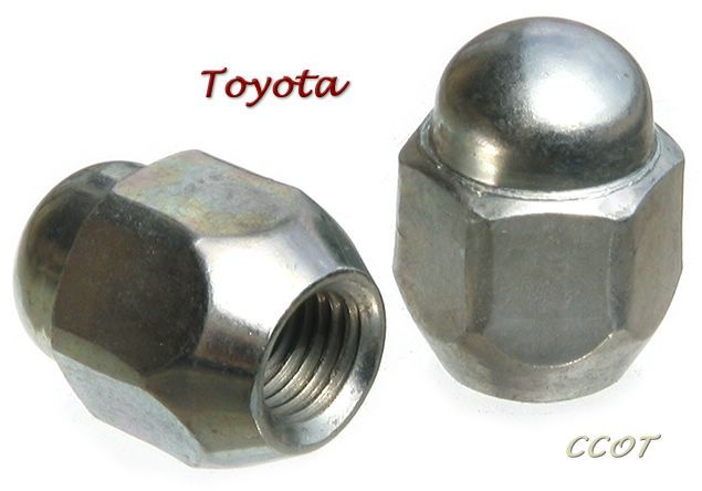 Lug Nut - 5/'83 to 1/'90 - Chrome - TOYOTA