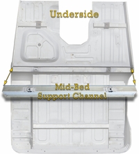Mid Bed Support Channel Front by HFS - 40 Series '73 to '78