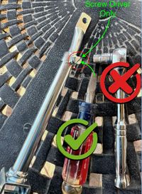 Mirror Arms & Heads - Telescoping - Hinge Mount - Pair - Stainless Steel Head