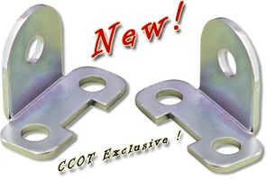 Mirror Door Hinge Mount Brackets