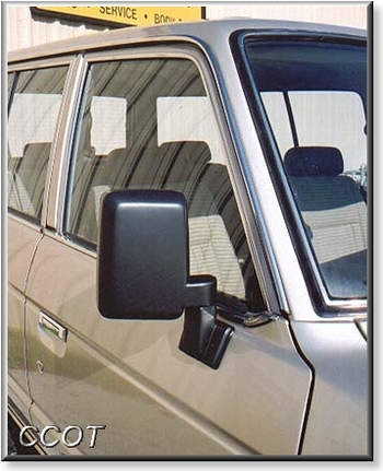 Mirrors, Charcoal Gray Fits FJ-62 or FJ-60, Manual Control, Pair" title="Mirrors, Charcoal Gray Fits FJ-62 or FJ-60, Manual Control, Pair