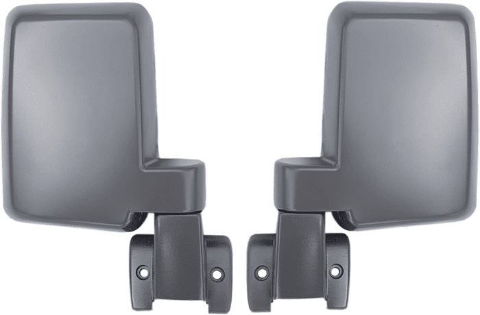 Mirrors - FJ60 FJ62 - Door - Charcoal Gray - Manual - Pair - Aft Mrkt