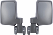 Mirrors - FJ60 FJ62 - Door - Charcoal Gray - Manual - Pair - Aft Mrkt