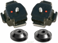 Motor Mount, Kit - 2ea. Square / 2ea. Round