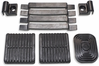 Pedal and Hood Pad Kit FJ & BJ Series - 1979 to 1985