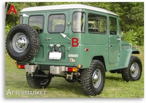 Seal, Rear Ambulance Door, Glass Rubber 2/75-84 - Aftr Mrkt