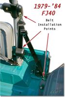 Seat Belt Installation - 1979 to 1984