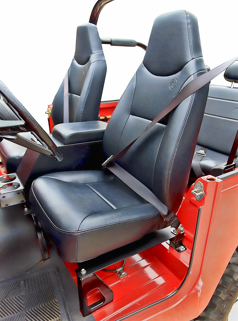 Seats - Front Bucket Bestop Seats w/Slider & Adapter Kit - Pair