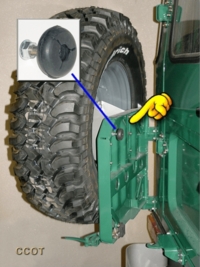 Spare Tire Rack Bumper - FJ40 8/'76 and Older