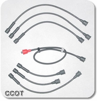 Spark Plug Wire & Coil Set ~ 9/'72 to 9/'77 ~ TOYOTA