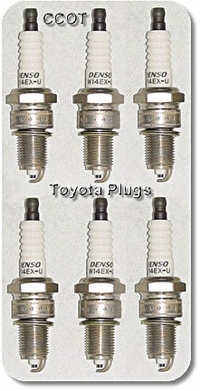 Spark Plugs ~ 1968 to 08/'87 ~ Set of 6 ~ TOYOTA