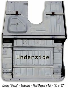 Tub '60 - '78 Top View - Details