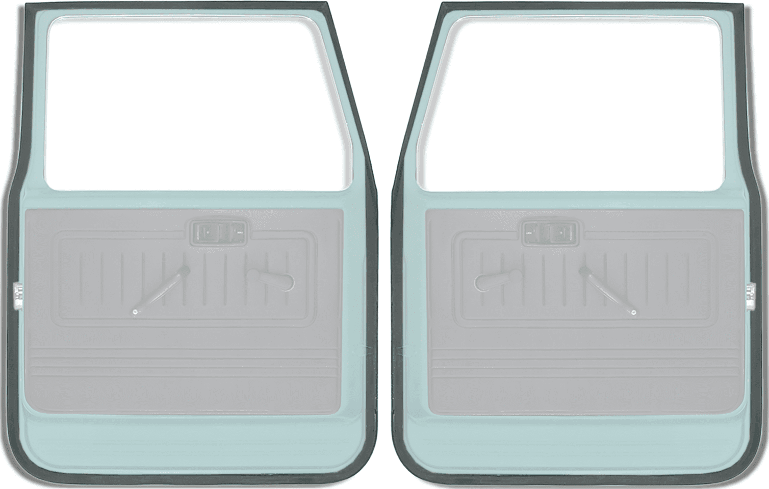 Weatherstrip - Both Front Doors -Pair FJ40 - 75-84 - 