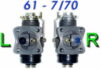 Wheel Cylinder Picture Guide '61 - 7/'70" title="Wheel Cylinder Picture Guide '61 - 7/'70