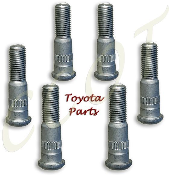 Wheel Studs - 6 ea - 8/'80 to '90 - TOYOTA