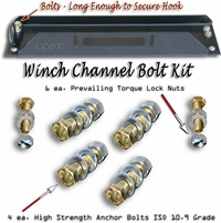 Winch Channel Bolt Kit - High-Strength