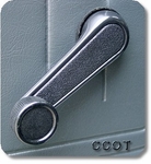 Window Crank w/Clip - Series 40/45/55 - Aft Mrkt