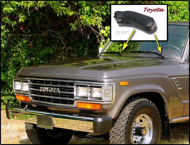 thumbnail image 2 of Toyota Land Cruiser FJ80 Front Wiper Arm Bolt Cover Cap – 1991-1992, New 2 of 5