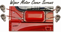 Wiper Motor Cover Screw Kit - Stainless