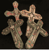 Cross 12x8 painted wood