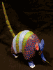 Oaxacan carving, Armadillo [sold]