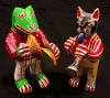 Oaxacan carving, musicos [sold]