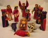 Oaxacan carving, Nativity 12 pcs. [sold]