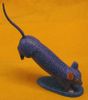 Oaxacan carving, raton azul [sold]