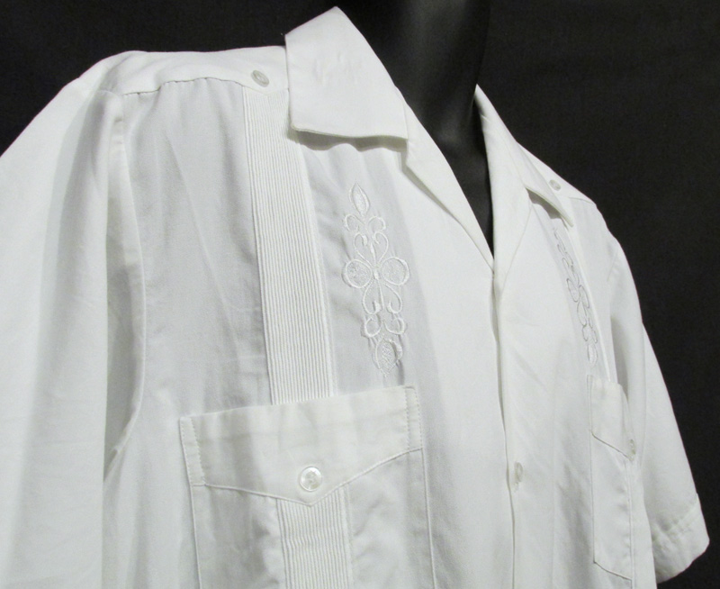 Mexican Artisanal Guayabera100% Cotton White 601822 main image 1