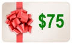 $75.00 Gift Certificate