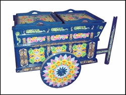 Costa Rica Cart Bar - Blue - 28"