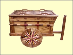 Costa Rica Cart Bar - Exotic Woods - 32"