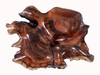 Costa Rica Exotic Blackwood Compartments Plate