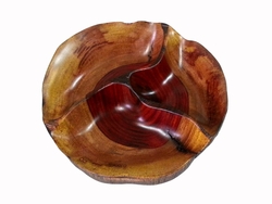 Costa Rica Exotic Rosewood Compartments Plate