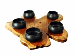 Costa Rica Exotic Teak Lazy Susan