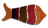 Costa Rica Fish Trivet - Mixed Woods Costa Rica Fish Trivet - Mixed Woods