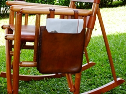 Costa Rica Leather Magazine Satchel