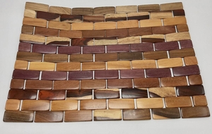 2 Costa Rica Wood Placemats - Shipping INCLUDED