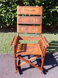 Costa Rica Rocking Chair - High Back - Pura Vida Design - FREE SHIPPING!