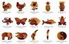 Costa Rica Trivets - Mixed Woods Costa Rica Trivets - Mixed Woods