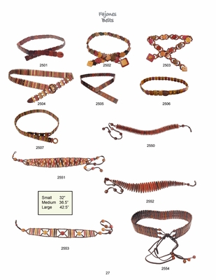 Costa Rica Wood Belts - Discontinued