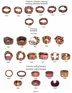 Costa Rica Wood Bracelets - L/XL