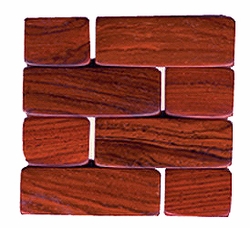 Costa Rica Wood Coaster - Rosewood or Mixed Woods 
