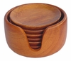 Costa Rica Wood Coasters Set Costa Rica Wood Coasters Set