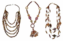 Costa Rica Wood Jewelry - Necklaces, Earrings, Bracelets