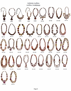 Costa Rica Wood Necklaces - Indian